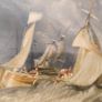 Pair 19th Century J.M.W.Turner Original G.Rowney and L.G.Long  Hand Tinted Lithographs Image 8