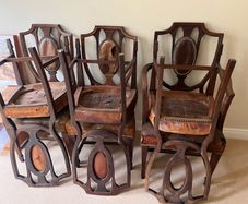 antique chair x6