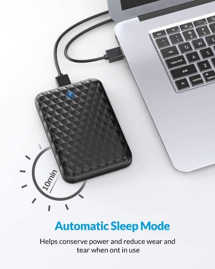 ORICO USB 3.0 (UASP) 5Gbps to SATA 2.5" HDD/SSD Enclosure with Auto Sleep Mode (Brand New/Warranty)