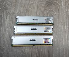 3 X 2gb Geil Gx24gb6400dc 6gb Ddr2 800mhz Pc2-6400 Pc Ram