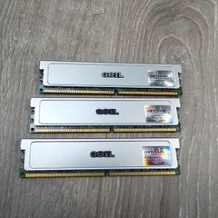 3 X 2gb Geil Gx24gb6400dc 6gb Ddr2 800mhz Pc2-6400 Pc Ram