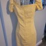 yellow plaid mini dress Image 3