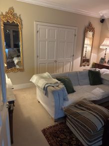 Pair Ornate Mirrors 450 each,