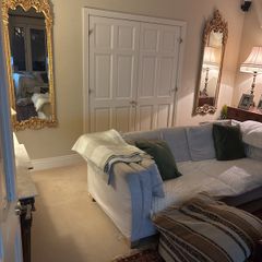Pair Ornate Mirrors 450 each,