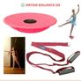 Balance Leg Stretching Strap and Ballet Balance Board Image 2