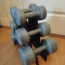 dumbbells with stand Image 3