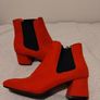 Red Suede Ankle Boots, new Image 9
