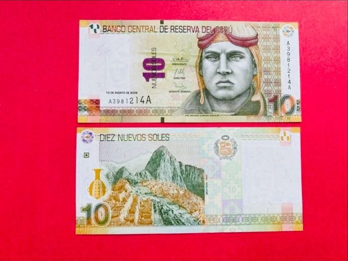 Peru   10 Soles  2009   Pick. 182. Unc