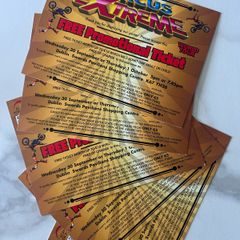 5 tickets + 3 vouchers to circus extreme