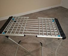 Electric/Heated clothes horse/airer with cover