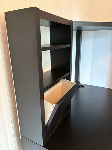 Ikea Micke Corner Desk with Shelves