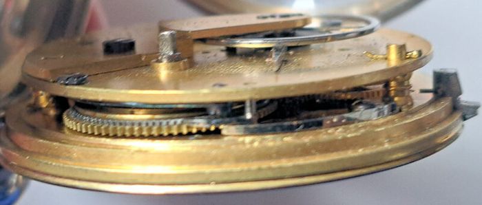 Silver Fusee Lever Pocket Watch - Berthold Muller,Twickenham - London 1873c
