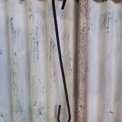 Long fire crane hook