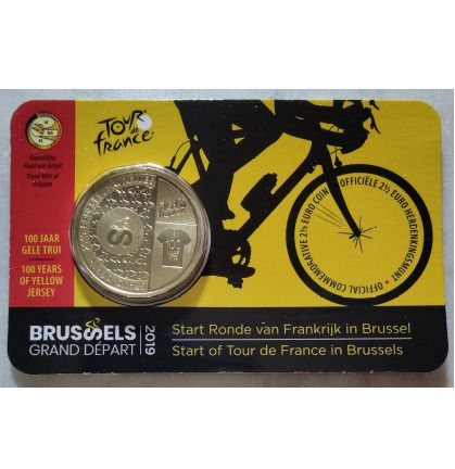 Belgium 2.5 Euro Brilliant Uncirculated Coin 2019 - 100 Years Grand Depart in Brussels