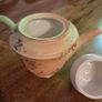 Exquisite Antique Hand Painted English Porcelain Gilded Tea Set with Teapot Image 6