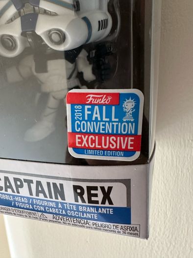 Star Wars Funko Pop Bundle | Captain Rex #274 2018 Fall Convention Exclusive + Darth Vader #597