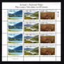2011 Ireland National Parks of Ireland  Commemorative Stamps Sheetlet Plate 1A1A1A1A Mint Never Hinged (MNH) Image 4