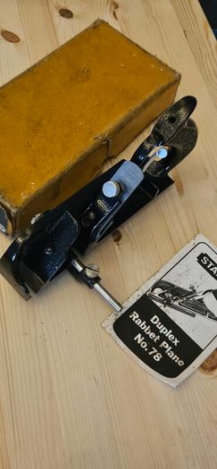 Stanley 78 rebate plane