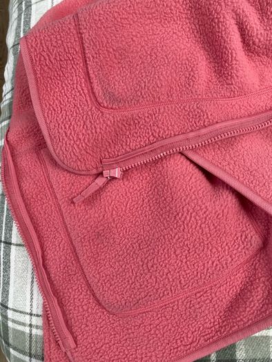 M&S Pink Fleece Jacket Size Medium