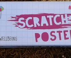 100 Exercises in Mindfulness - Scratch poster