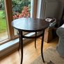 Original THONET FISCHEL bentwood circular table 1920/30 s Image 3