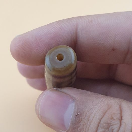 Vintage 9 Eyes Himalayan Tibetan Agate Dzi Bead Amulet