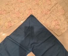 V shape pillow covers x 2