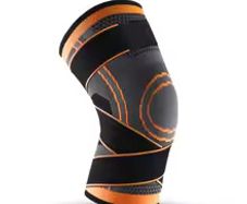 Adjustable Knee Compression Sleeve Support Brace Size M