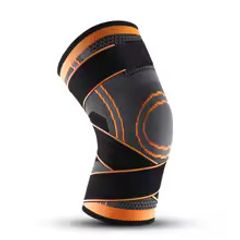 Adjustable Knee Compression Sleeve Support Brace Size M