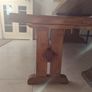 Solid Oak Dining Bench Image 2