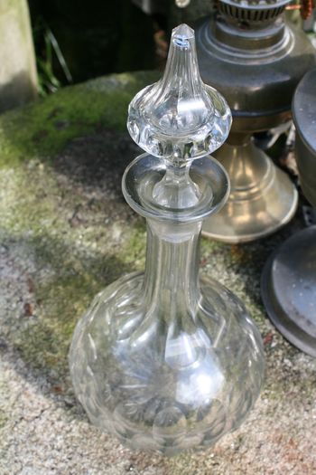 Vintage Cut Glass Carafe