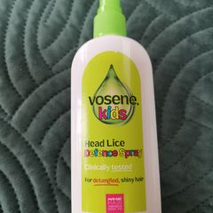 Vosene kids head lice defense spray unused.