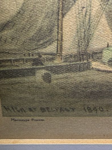 Set of 3 Vintage Old Belfast Prints - Pottinger's Entry, High Street, Old Theatre