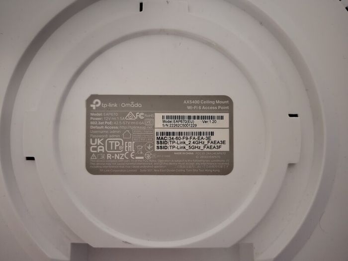 WiFi Access point -Tp-link WiFi6