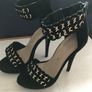 Pre-loved 'Koi Couture' Black Platform Stiletto Shoes Image 3