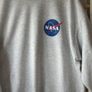 sweatshirt topman nasa logo back grey sweatshirt medium Image 10
