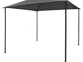 Gazebo 3x3 m Anthracite Fabric and Steel 180 g/sq. meter