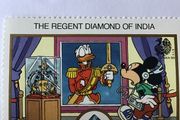 Disney St Vincent stamp - Regent Diamond of India