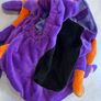 Purple and orange spider fancy dress costume Image 4