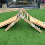 HAPPYMOON Pikler colored climber with two colored ramps, climbing triangle, Montessori climbing gym Image 3