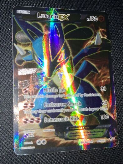 Pokemon Card : Lucario Ex 107