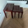 Nest of 3 solid wood tables Image 4