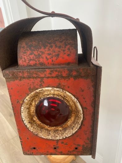 Antique Roadwork / Railway Oil Lamp