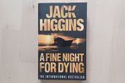 A Fine Night For Dying by Jack Higgins (Suspense Thriller Paperback 2003)