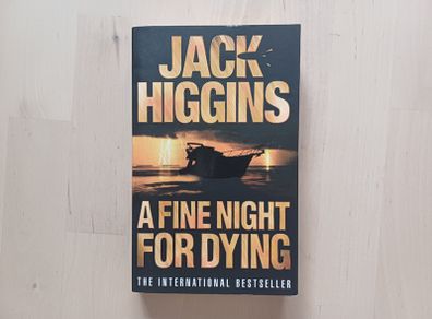 A Fine Night For Dying by Jack Higgins (Suspense Thriller Paperback 2003)
