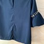 River Island Black & Gold Bell Sleeve Top Image 10