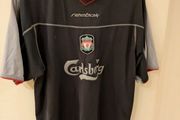 Liverpool 2002 away football jersey shirt large mens Reebok