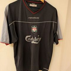 Liverpool 2002 away football jersey shirt large mens Reebok