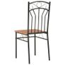 Dining Chairs 6 pcs Brown MDF Image 4