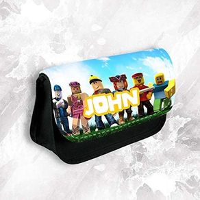Personalised Any Name Roblox Pencil Case Make up Bag School Kids Stationary